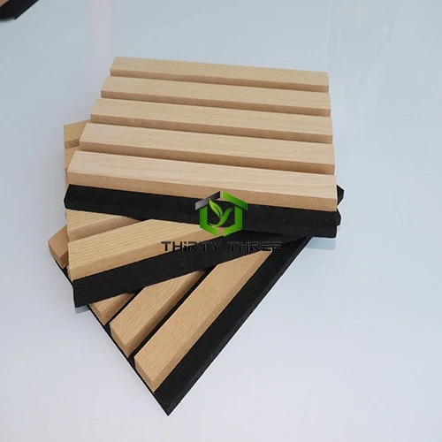 Wholesale Fireproof 3D Technical Smudging Soundproof Wood Slat Panel For Home Design